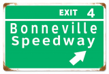 Blechschild - Tin Sign  Bonneville Speedway